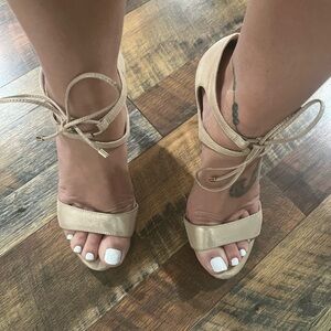 ANTONIO MELANI Cream Women's Heels